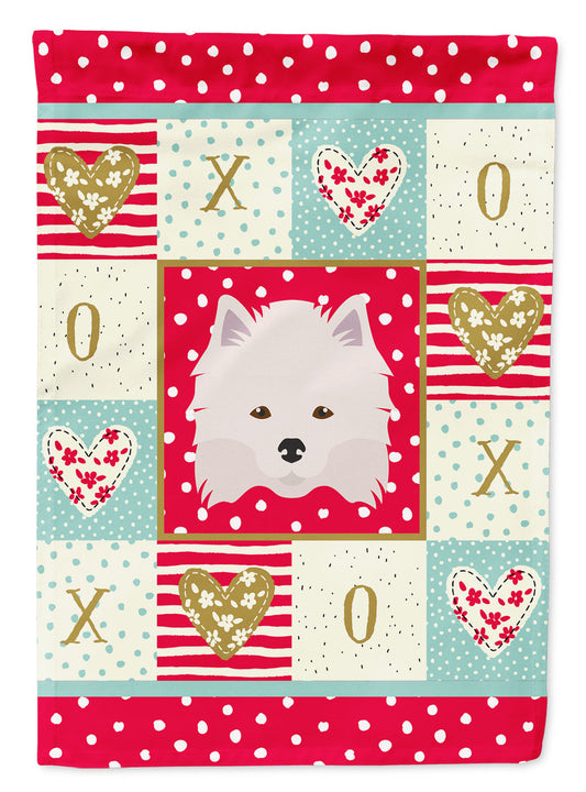 American Eskimo Garden Flag - Outdoor Decorative Yard Flag CK5181GF