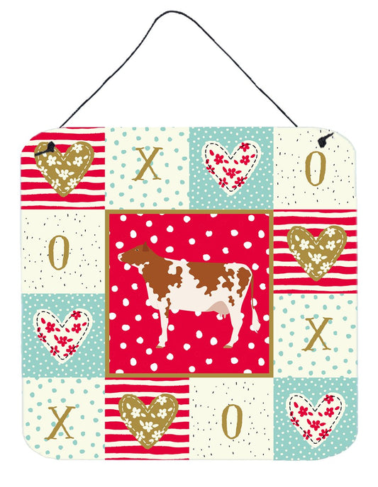 Ayrshire Cow Love Wall or Door Hanging Prints CK5254DS66