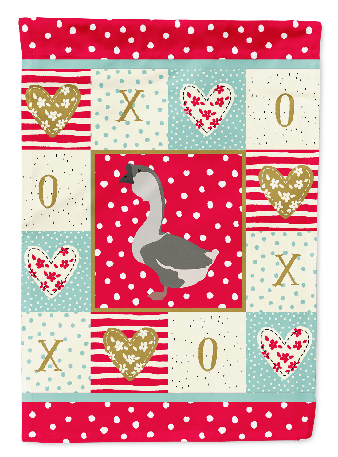 African Goose Love Garden Flag – Decorative Outdoor Yard Flag CK5326GF