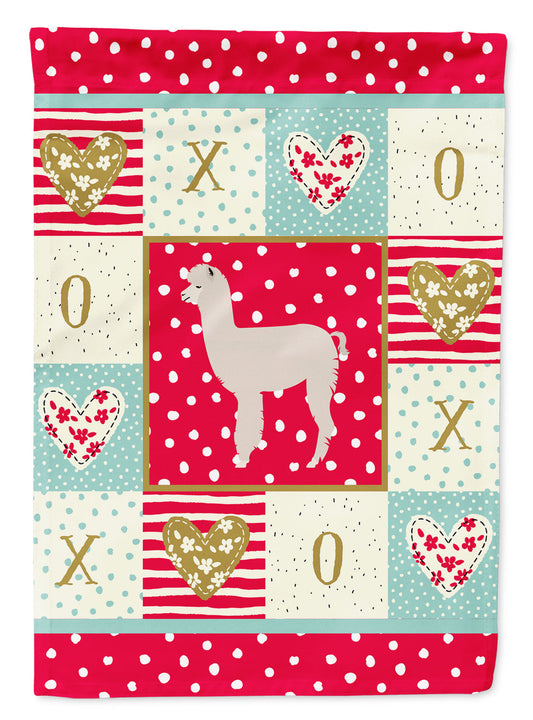 Alpaca Love Flag Canvas House Size CK5346CHF