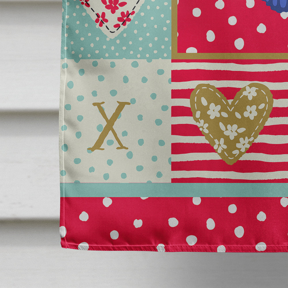 Delta Tail Betta Fish Love Flag Canvas House Size CK5468CHF