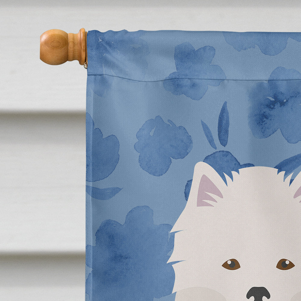 American Eskimo Welcome Flag Canvas House Size CK5964CHF