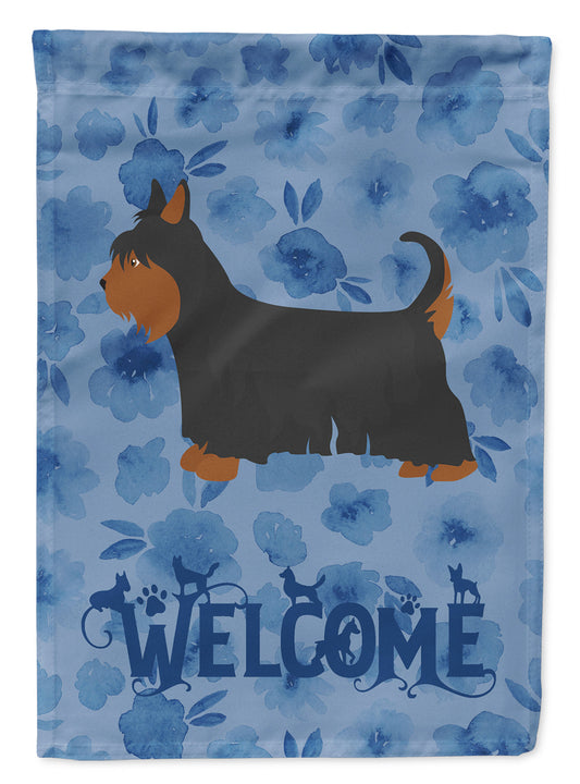 Australian Silky Terrier Welcome Garden Flag - Outdoor Decorative Yard Flag CK5966GF