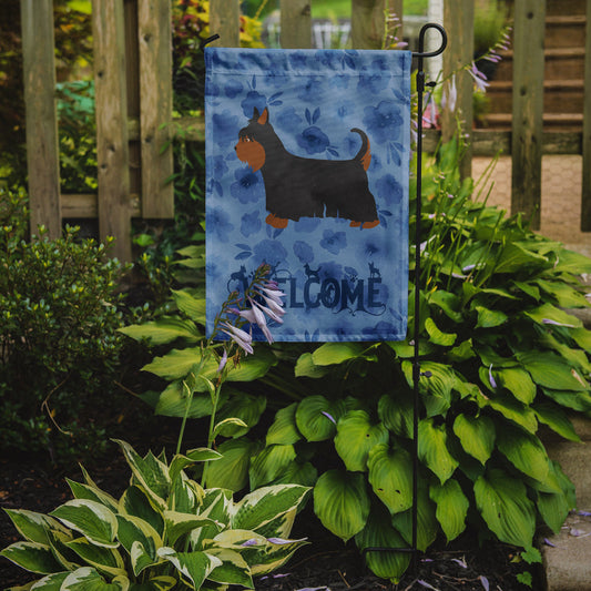 Australian Silky Terrier Welcome Garden Flag - Outdoor Decorative Yard Flag CK5966GF