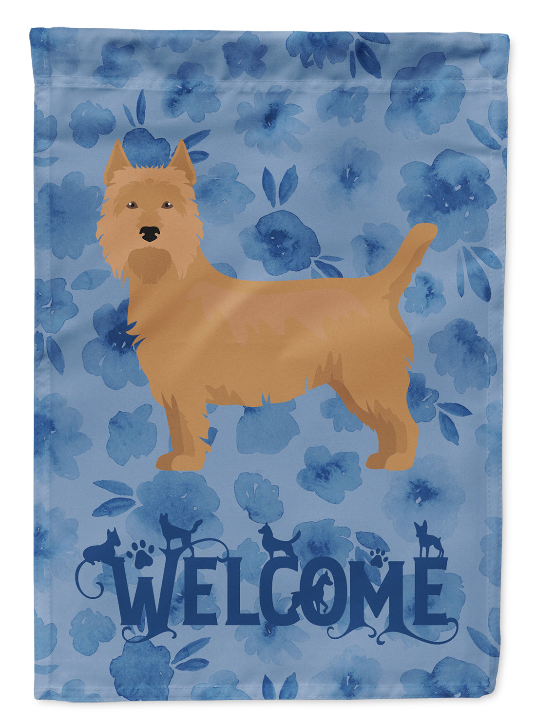 Australian Terrier Welcome Garden Flag - Outdoor Decorative Yard Flag CK5968GF