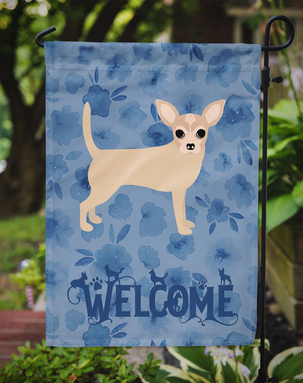 Chihuahua #2 Welcome Garden Flag – Decorative Outdoor Yard Flag CK6071GF