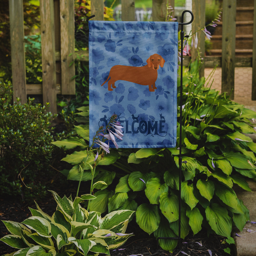 Dachshund Welcome Garden Flag – Decorative Outdoor Yard Flag CK6076GF