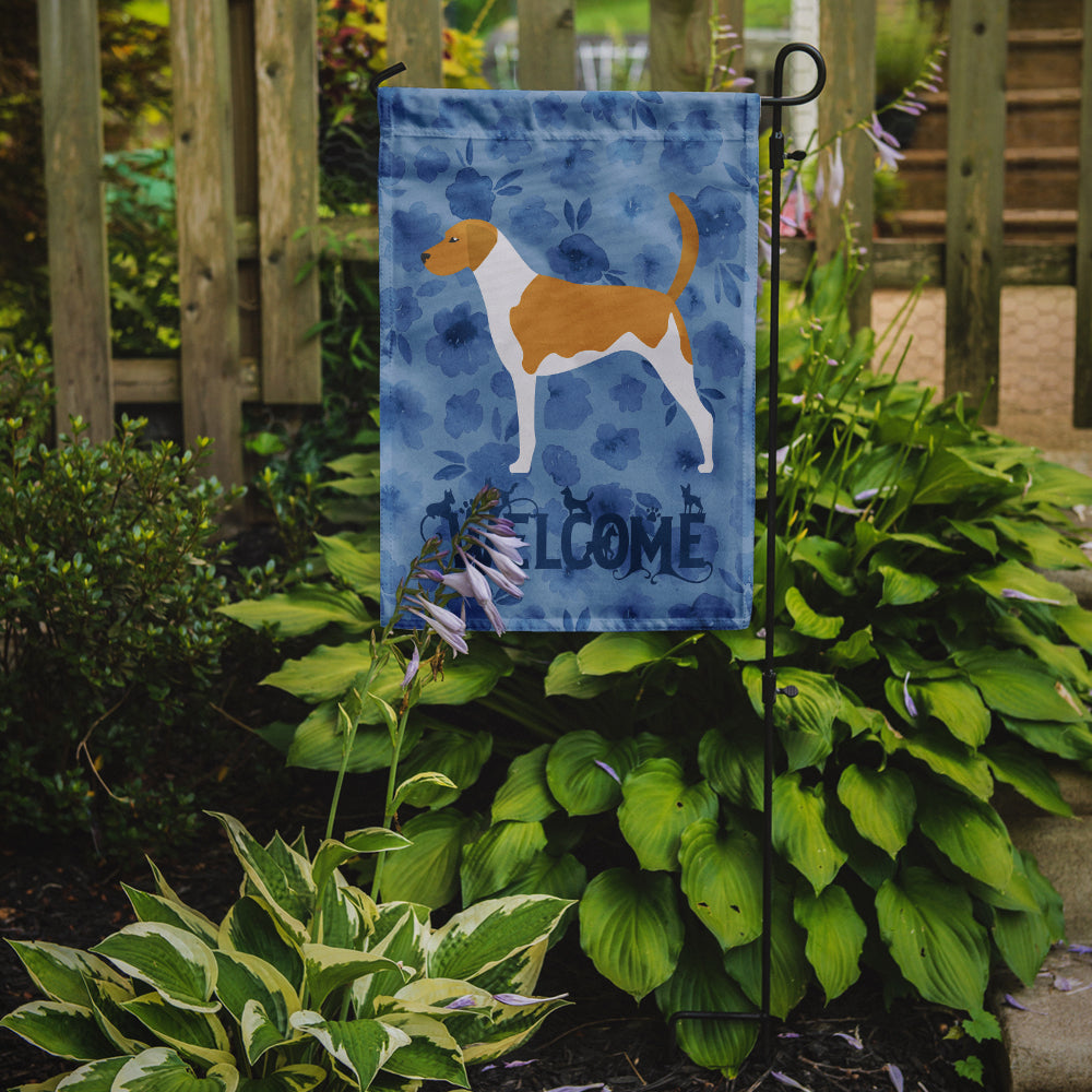 American Foxhound Welcome Garden Flag – Decorative Outdoor Yard Flag CK6125GF