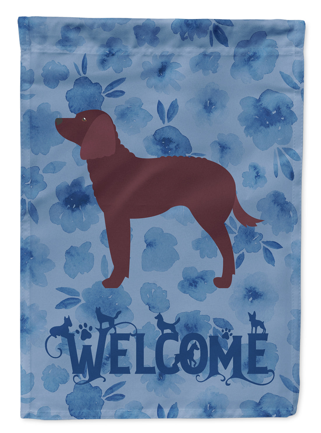 American Water Spaniel Welcome Garden Flag – Decorative Outdoor Yard Flag CK6128GF