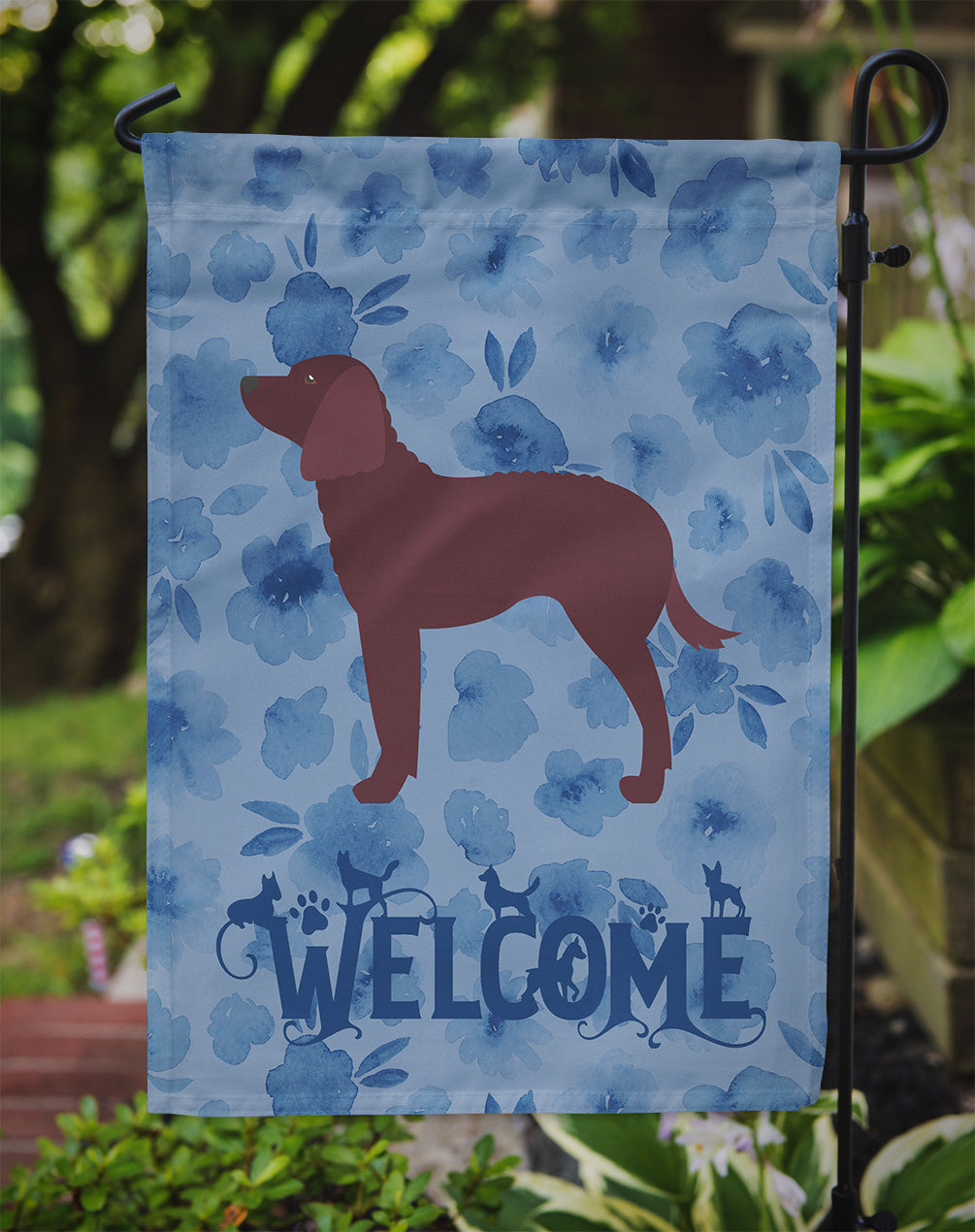American Water Spaniel Welcome Garden Flag – Decorative Outdoor Yard Flag CK6128GF