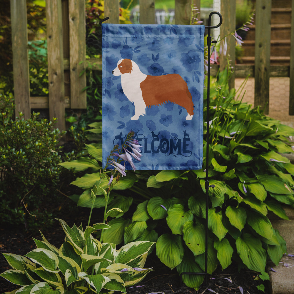 Australian Shepherd Dog Welcome Garden Flag – Decorative Outdoor Yard Flag CK6160GF