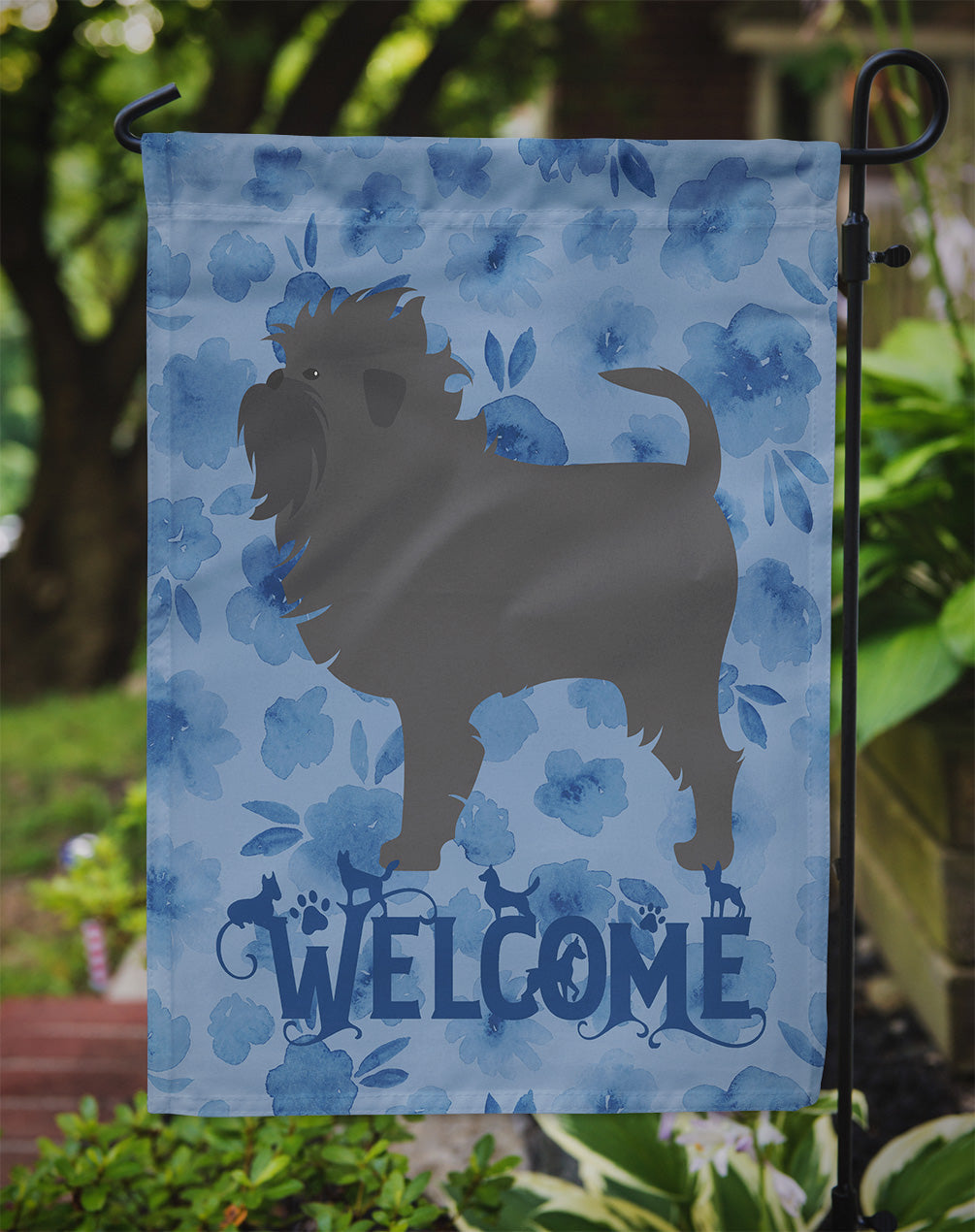 Affenpinscher Welcome Garden Flag – Decorative Outdoor Yard Flag CK6175GF