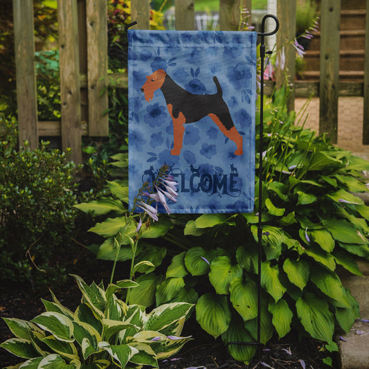 Airedale Terrier Welcome Garden Flag – Decorative Outdoor Yard Flag CK6184GF