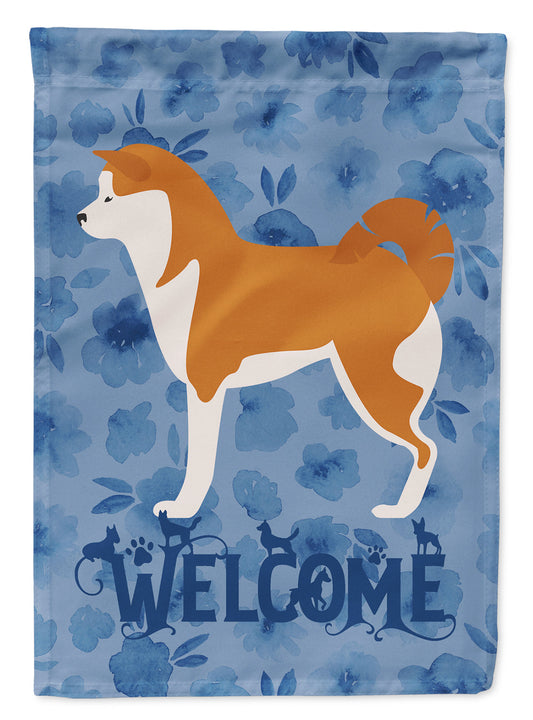 Akita Welcome Garden Flag – Decorative Outdoor Yard Flag CK6199GF