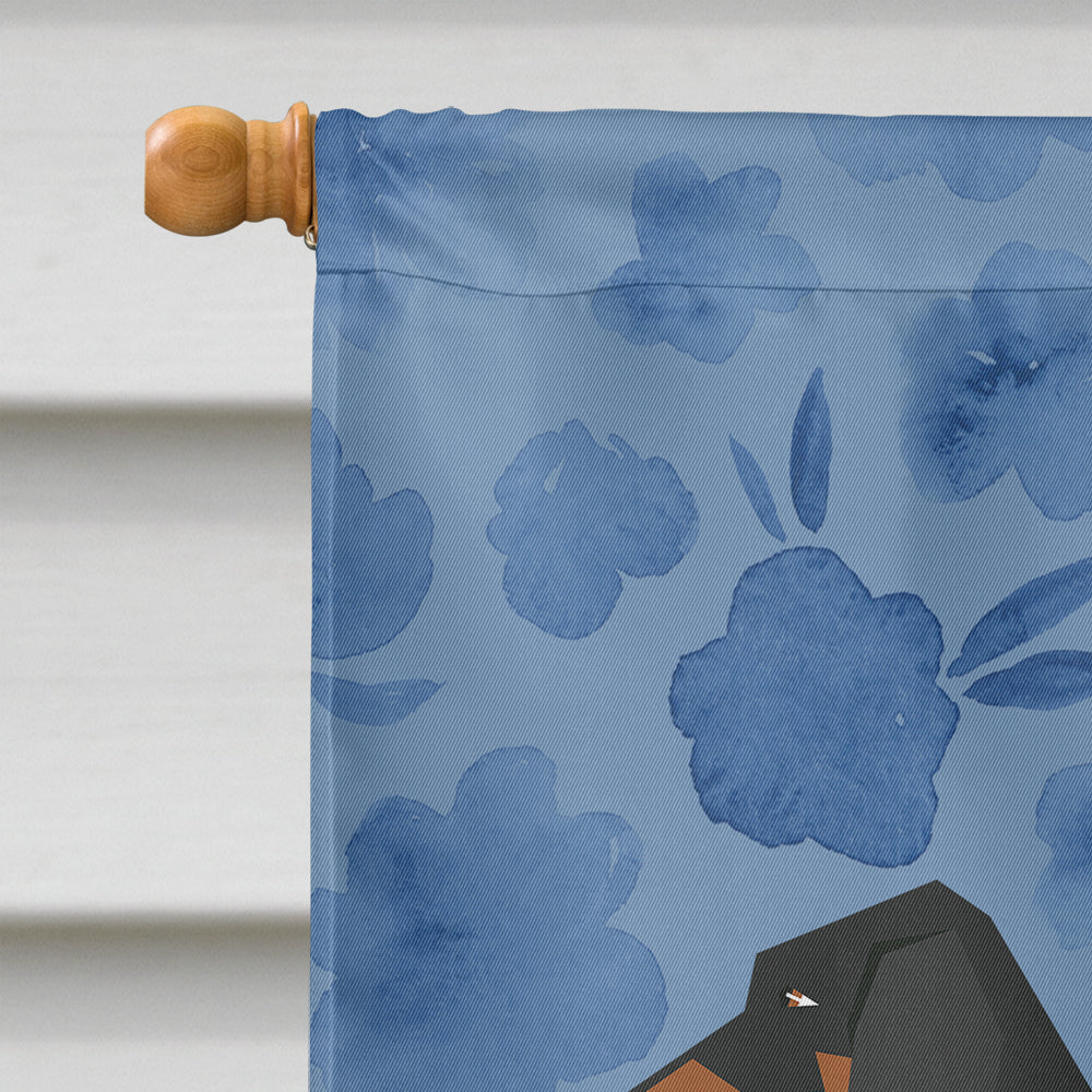 Dachshund Welcome Flag Canvas House Size CK6237CHF