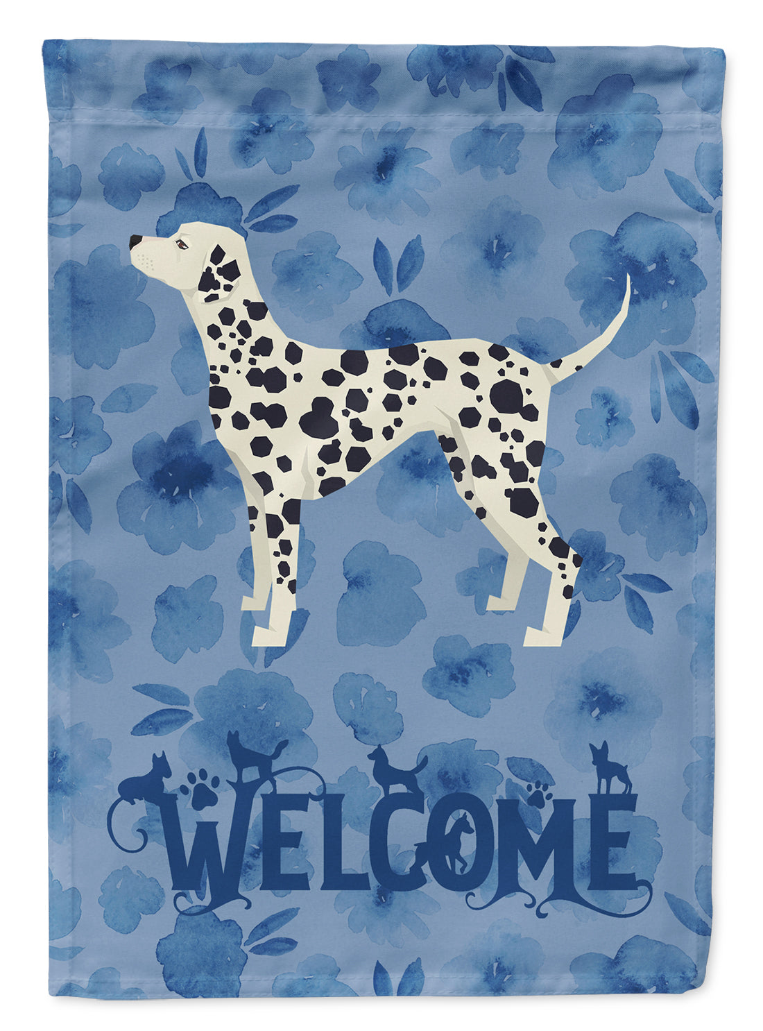 Dalmatian Welcome Garden Flag – Decorative Outdoor Yard Flag CK6238GF