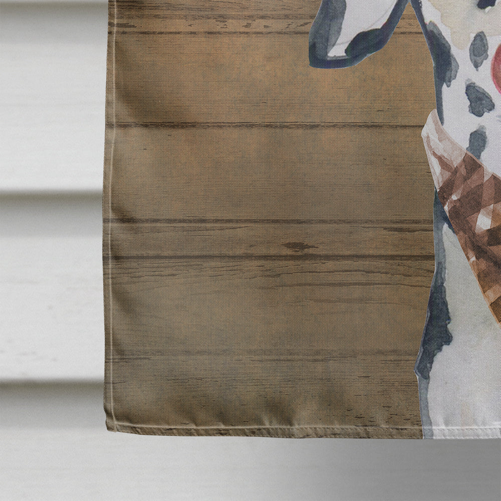 Dalmatian #3 Country Dog Flag Canvas House Size CK6315CHF