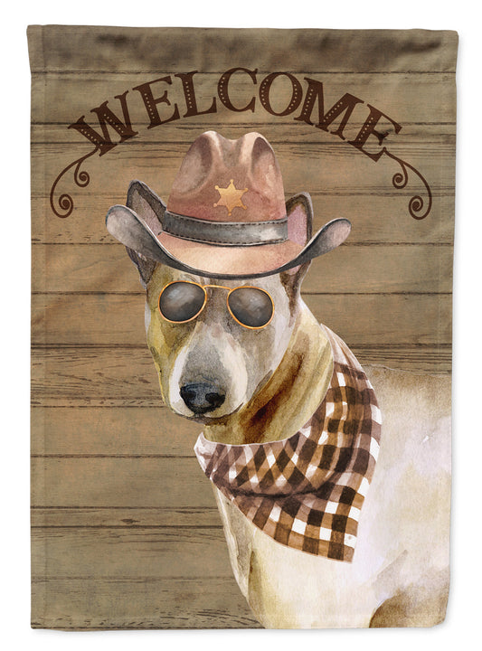 Thai Ridgeback Cowboy Dog Welcome Garden Flag – Western-Style Dog with Hat & Sunglasses CK6368GF