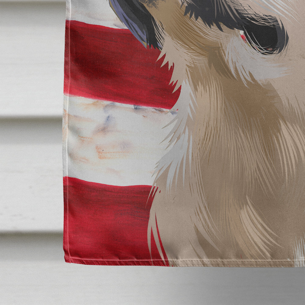 Alpine Mastiff American Flag Flag Canvas House Size CK6393CHF