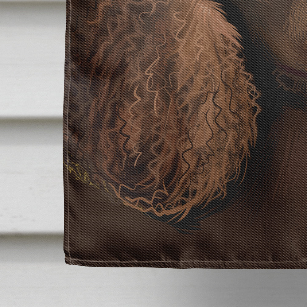 American Water Spaniel  American Flag Flag Canvas House Size CK6402CHF