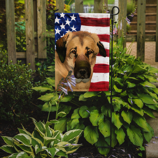 Anatolian Shepherd Dog American Flag Garden Flag - Outdoor Decorative Yard Flag CK6403GF