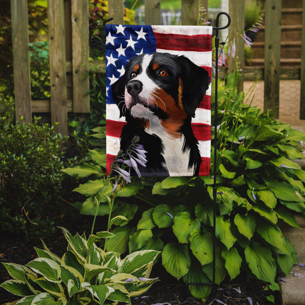 Appenzeller Sennenhund American Flag Garden Flag - Outdoor Decorative Yard Flag CK6405GF
