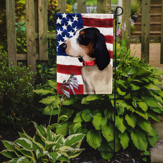 Ariegeois Dog American Flag Garden Flag - Outdoor Decorative Yard Flag CK6407GF