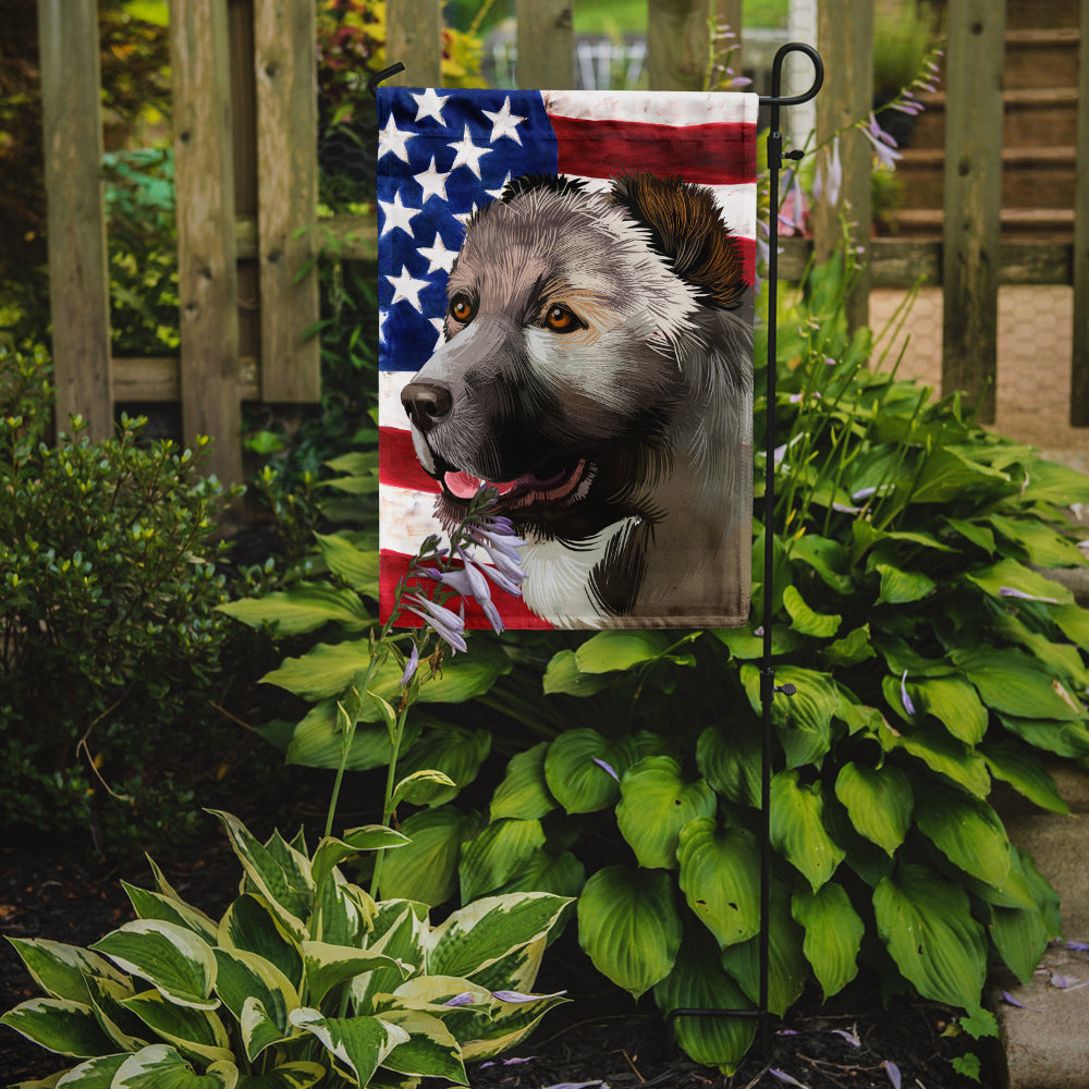 Armenian Gamper Dog American Flag Garden Flag - Outdoor Decorative Yard Flag CK6408GF