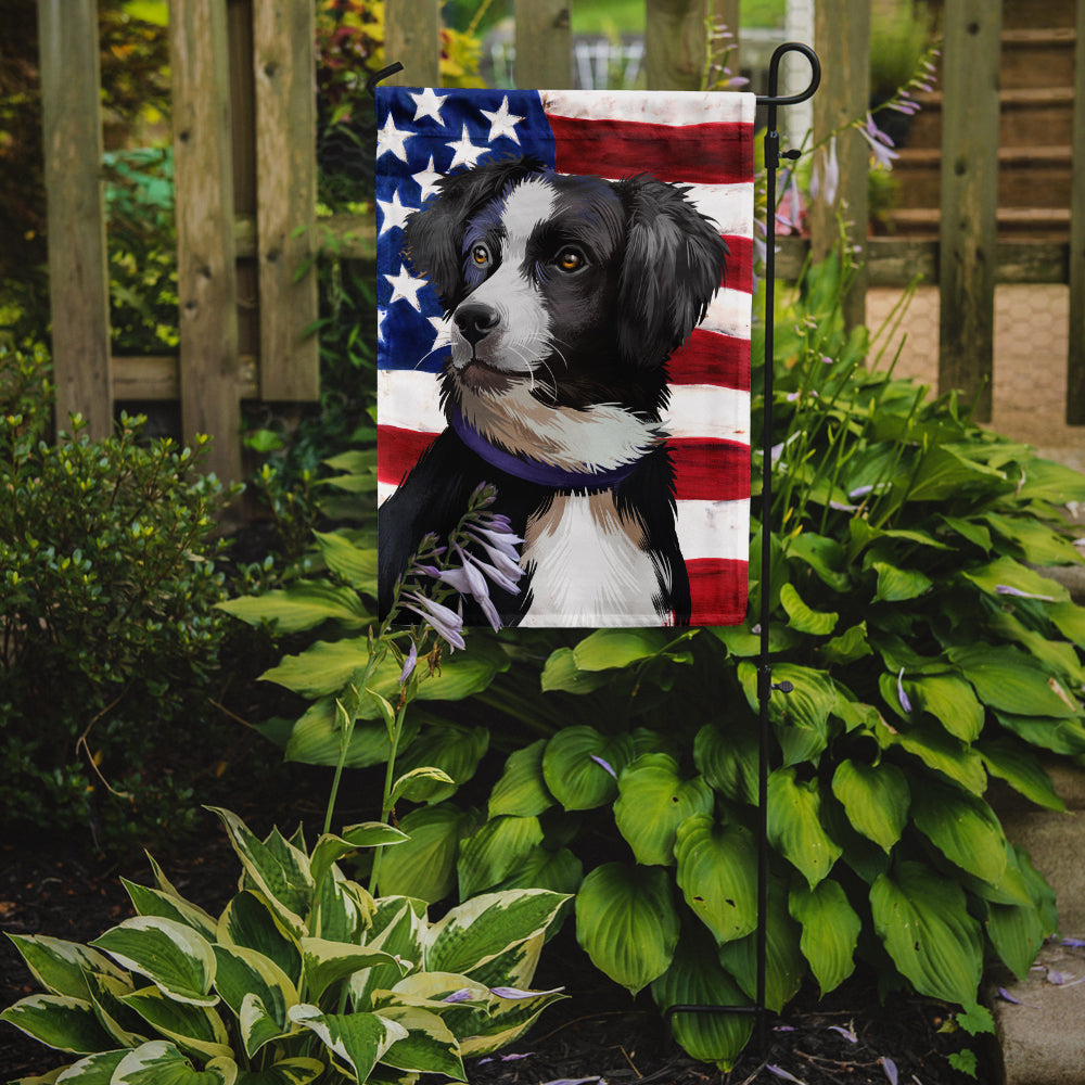 Australian Shepherd  American Flag Garden Flag - Outdoor Decorative Yard Flag CK6412GF