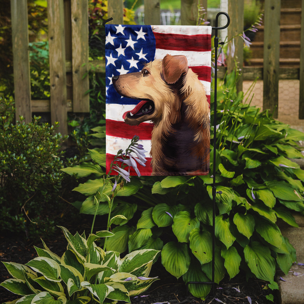 Austrian Pinscher American Flag Garden Flag - Outdoor Decorative Yard Flag CK6415GF