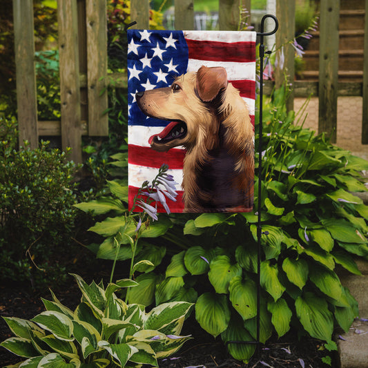 Austrian Pinscher American Flag Garden Flag - Outdoor Decorative Yard Flag CK6415GF