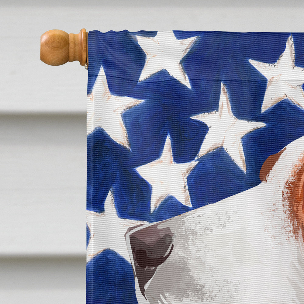 Deutsche Bracke Dog American Flag Flag Canvas House Size CK6503CHF