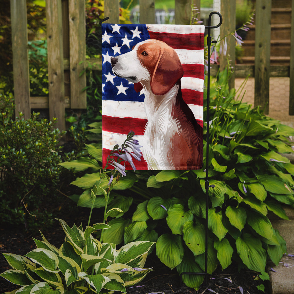 Deutsche Bracke Dog American Flag Garden Flag - Outdoor Decorative Yard Flag CK6503GF