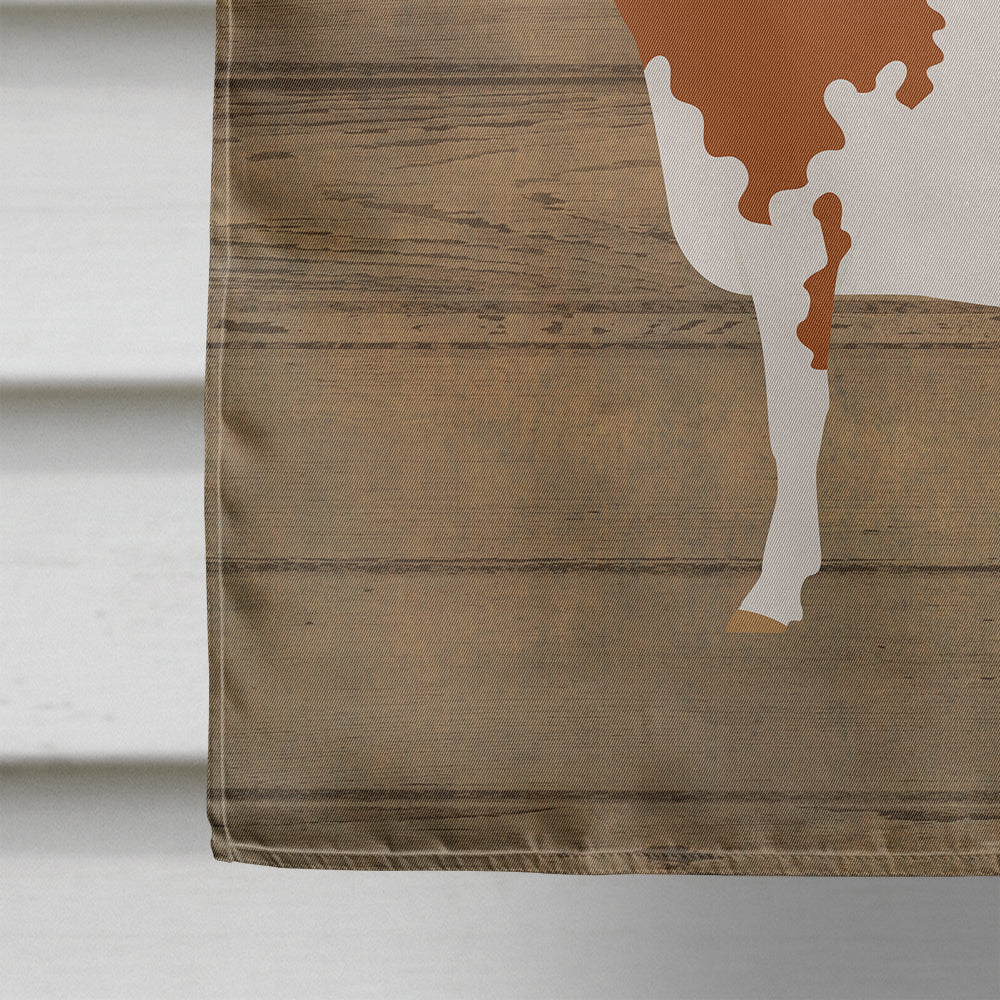 Ayrshire Cow Welcome Flag Canvas House Size CK6771CHF