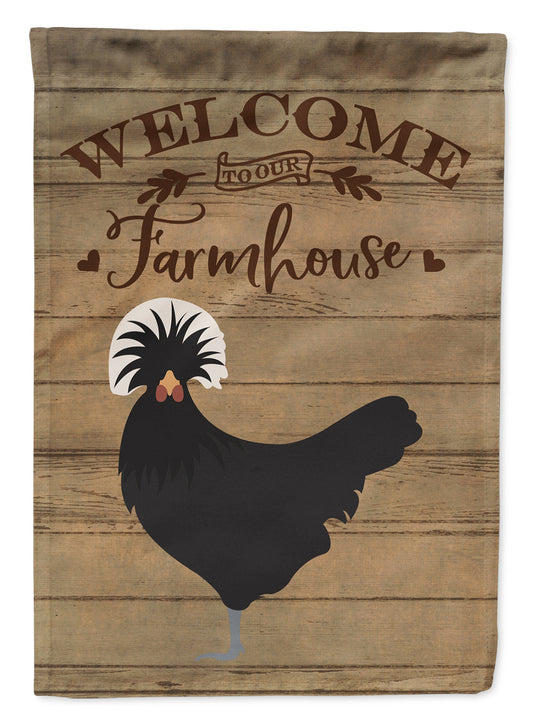 Polish Poland Chicken Welcome Flag Garden Size CK6778GF