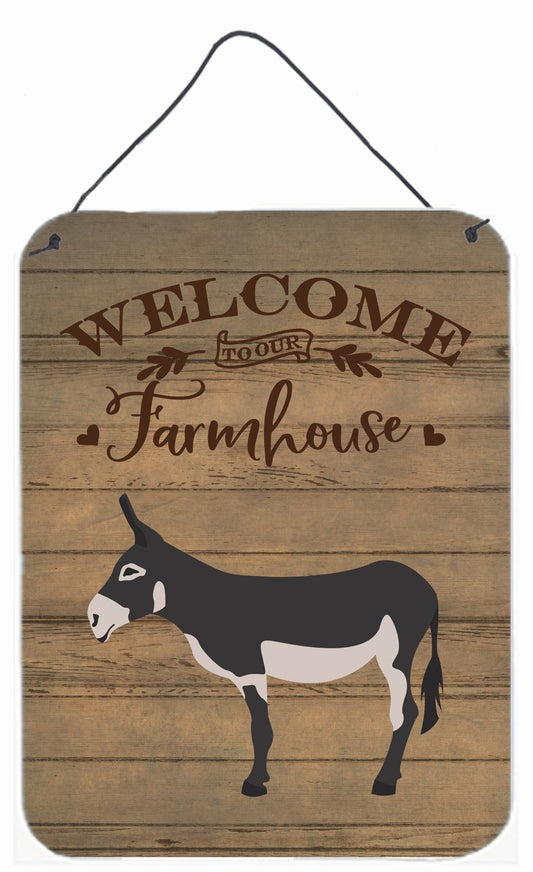 American Mammoth Jack Donkey Welcome Wall or Door Hanging Prints CK6788DS1216