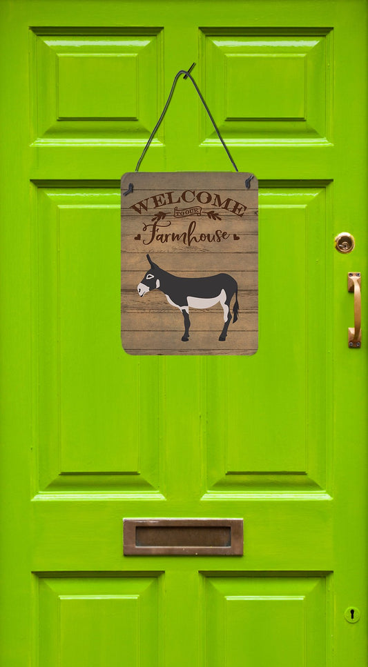 American Mammoth Jack Donkey Welcome Wall or Door Hanging Prints CK6788DS1216