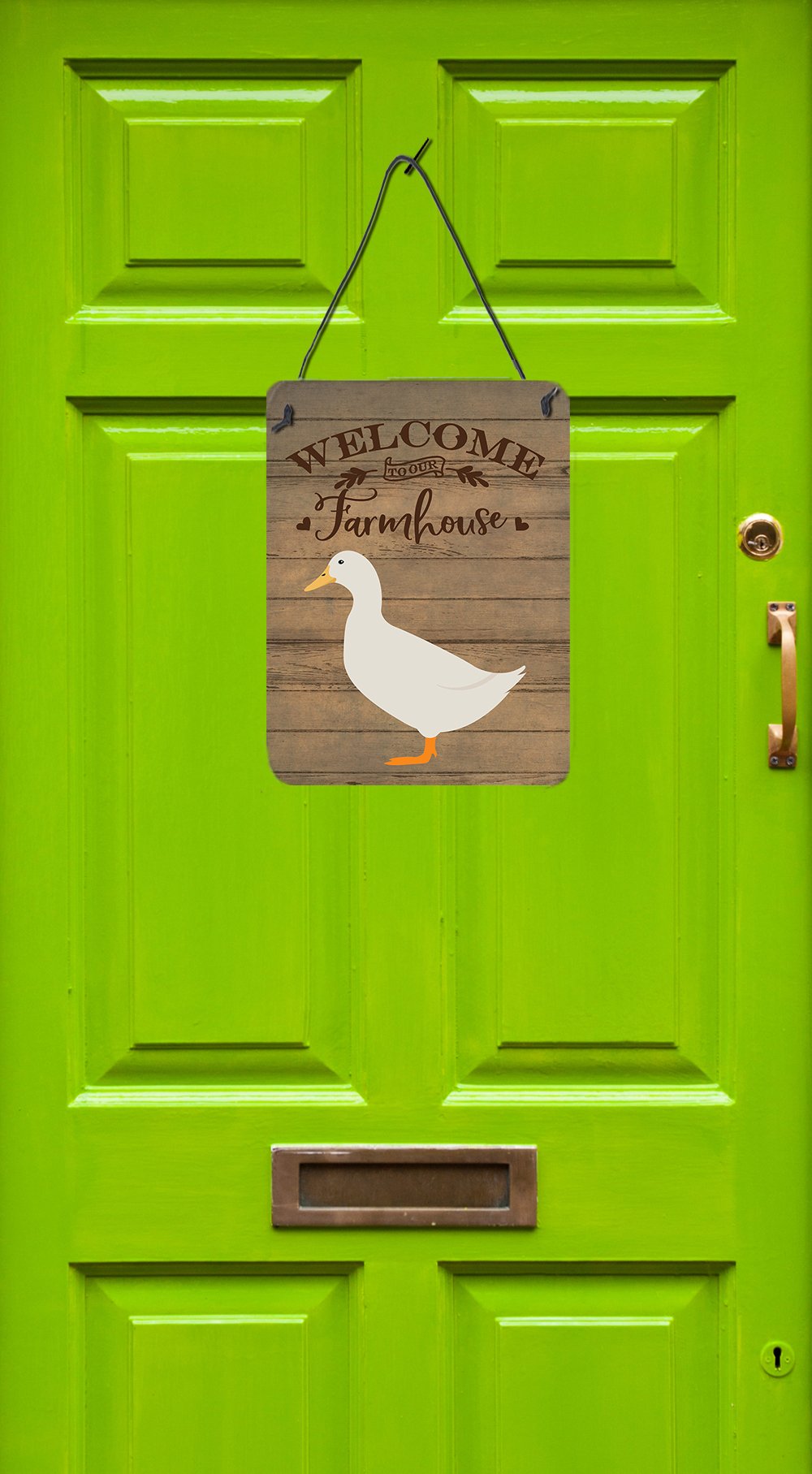 American Pekin Duck Welcome Wall or Door Hanging Prints CK6804DS1216