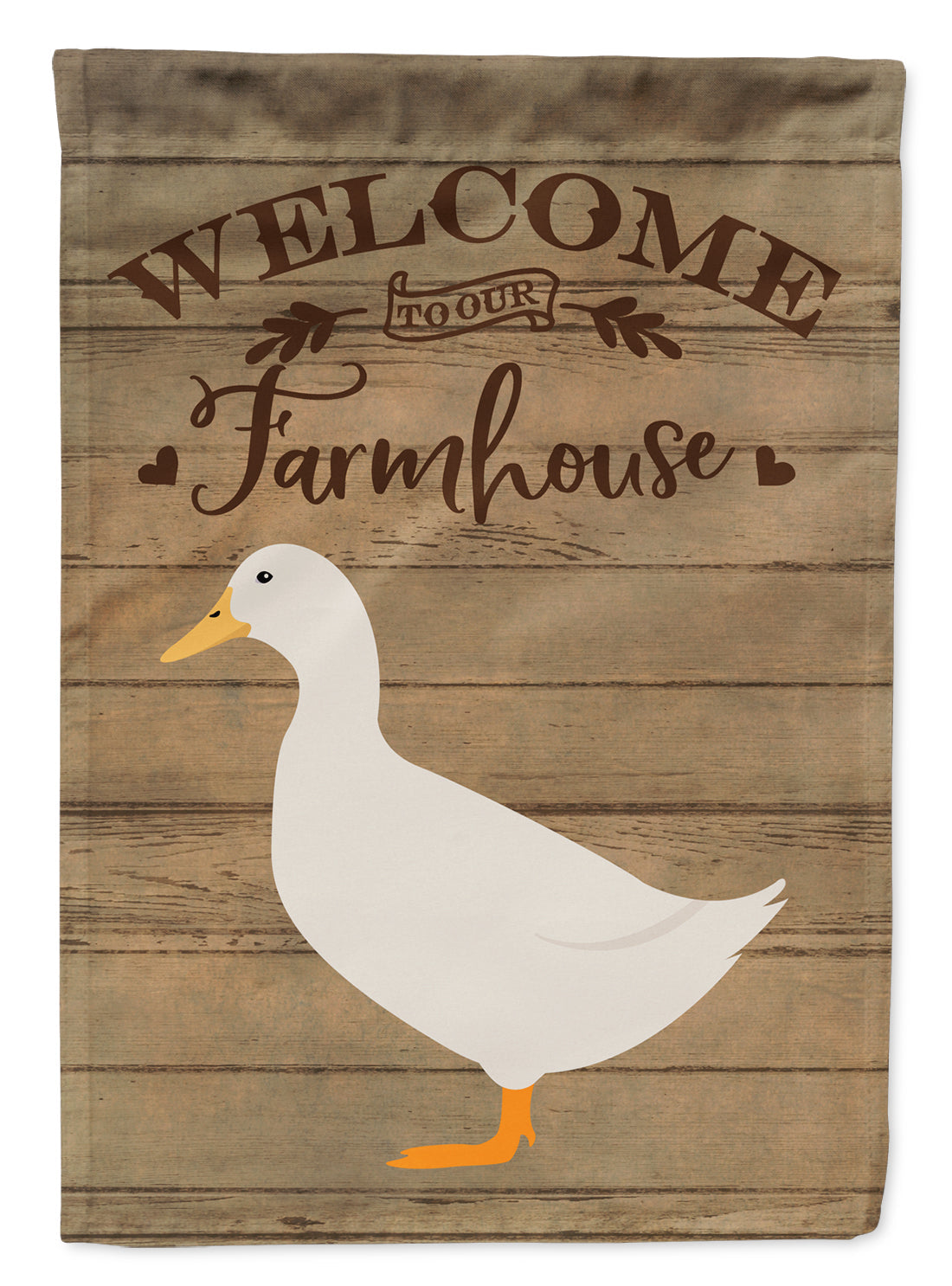 American Pekin Duck Welcome Garden Flag – Decorative Outdoor Yard Flag CK6804GF