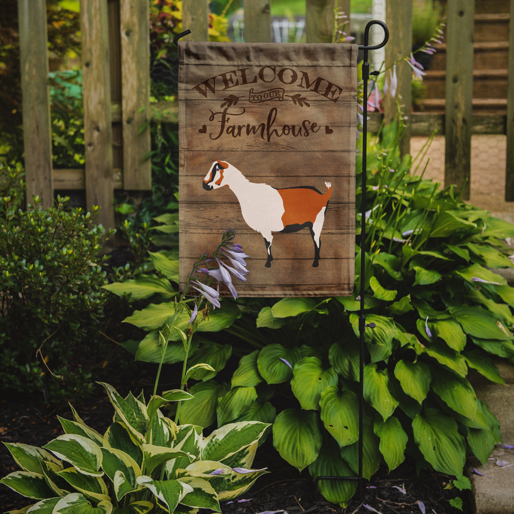 Alpine Goat Welcome Garden Flag – Decorative Outdoor Yard Flag CK6824GF