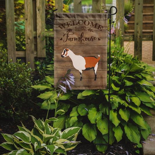 Alpine Goat Welcome Garden Flag – Decorative Outdoor Yard Flag CK6824GF