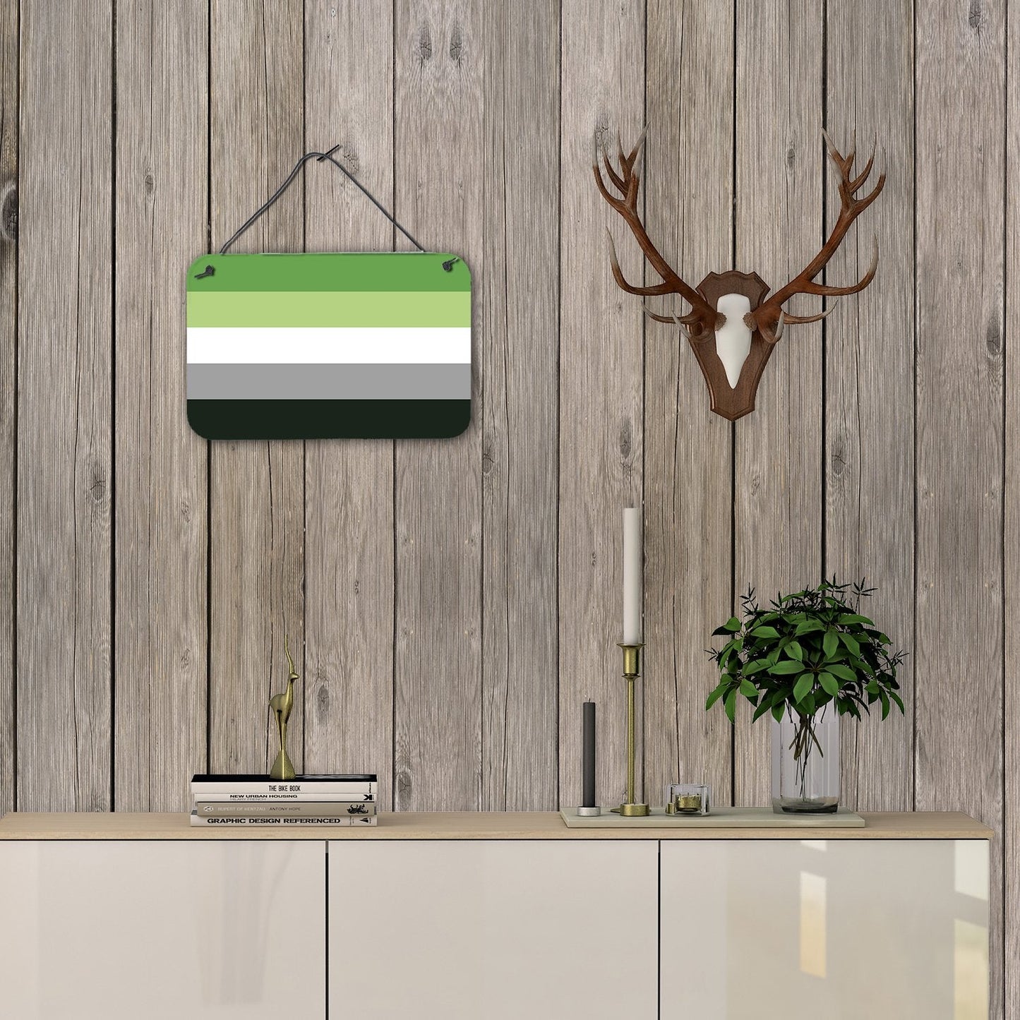 Aronmantic Pride Wall or Door Hanging Prints