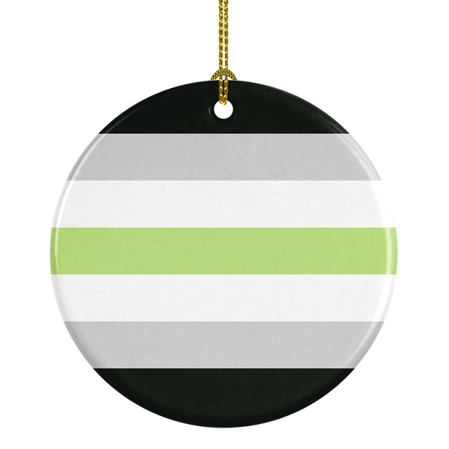 Agender Pride Ceramic Ornament