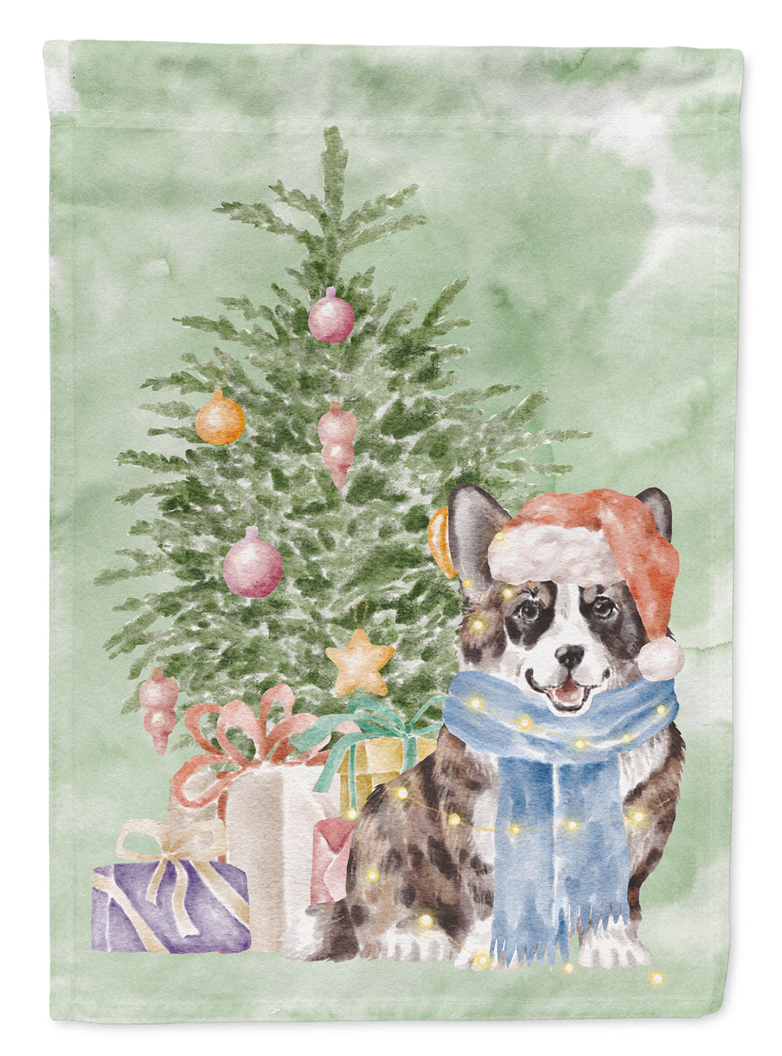 Christmas Cardigan Corgi Garden Flag – Decorative Outdoor Yard Flag