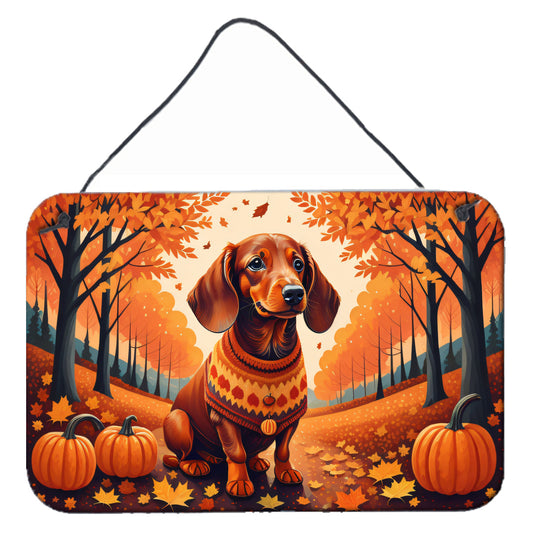 Dachshund Fall Wall or Door Hanging Prints