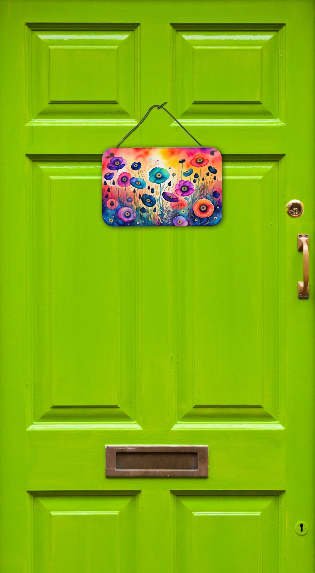 Anemones in Color Wall or Door Hanging Prints