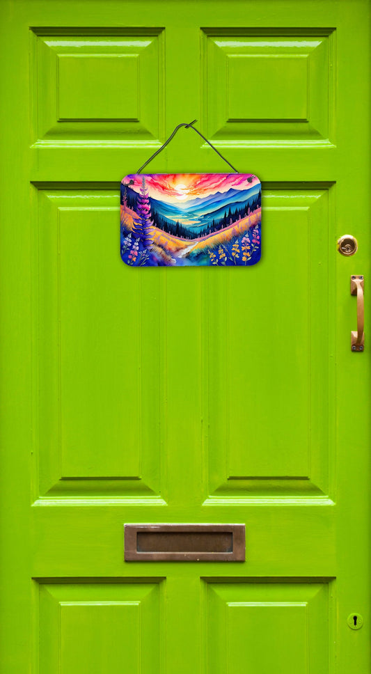 Annual Larkspur in Color Wall or Door Hanging Prints