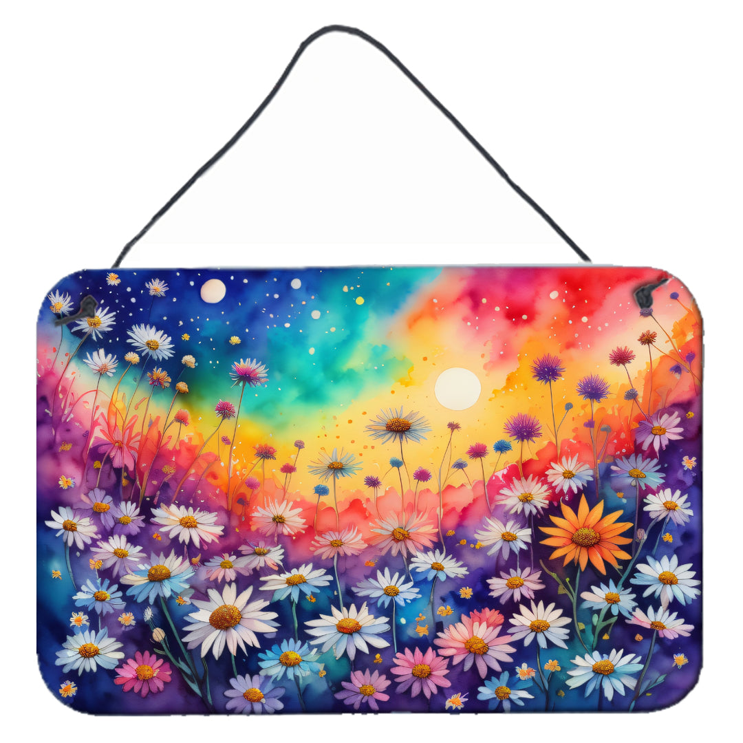 Asters in Color Wall or Door Hanging Prints