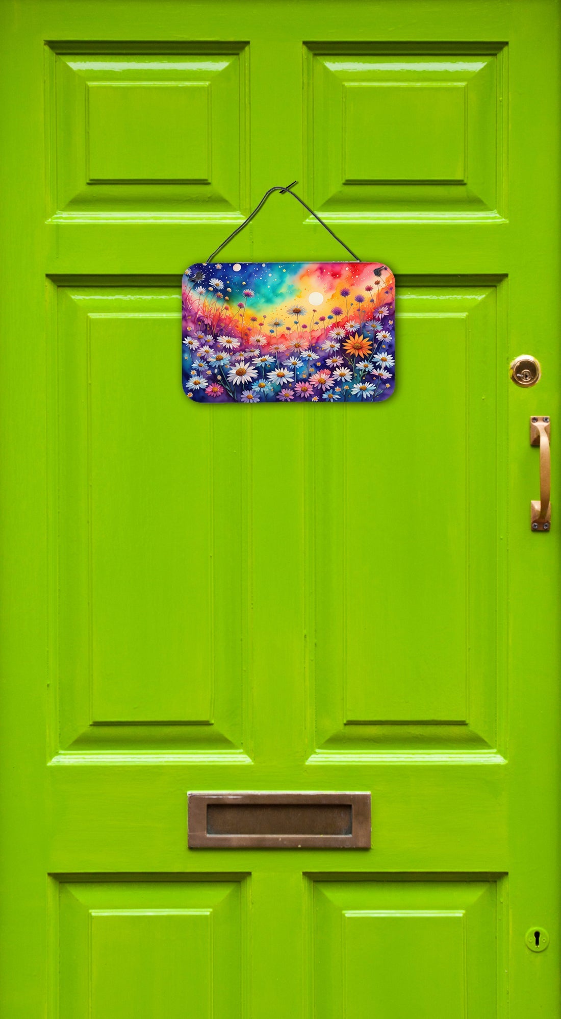 Asters in Color Wall or Door Hanging Prints