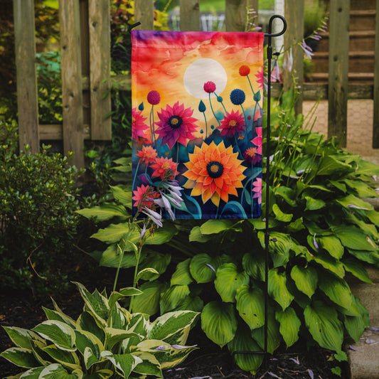 Dahlias in Color Garden Flag – Outdoor Decorative Yard Flag